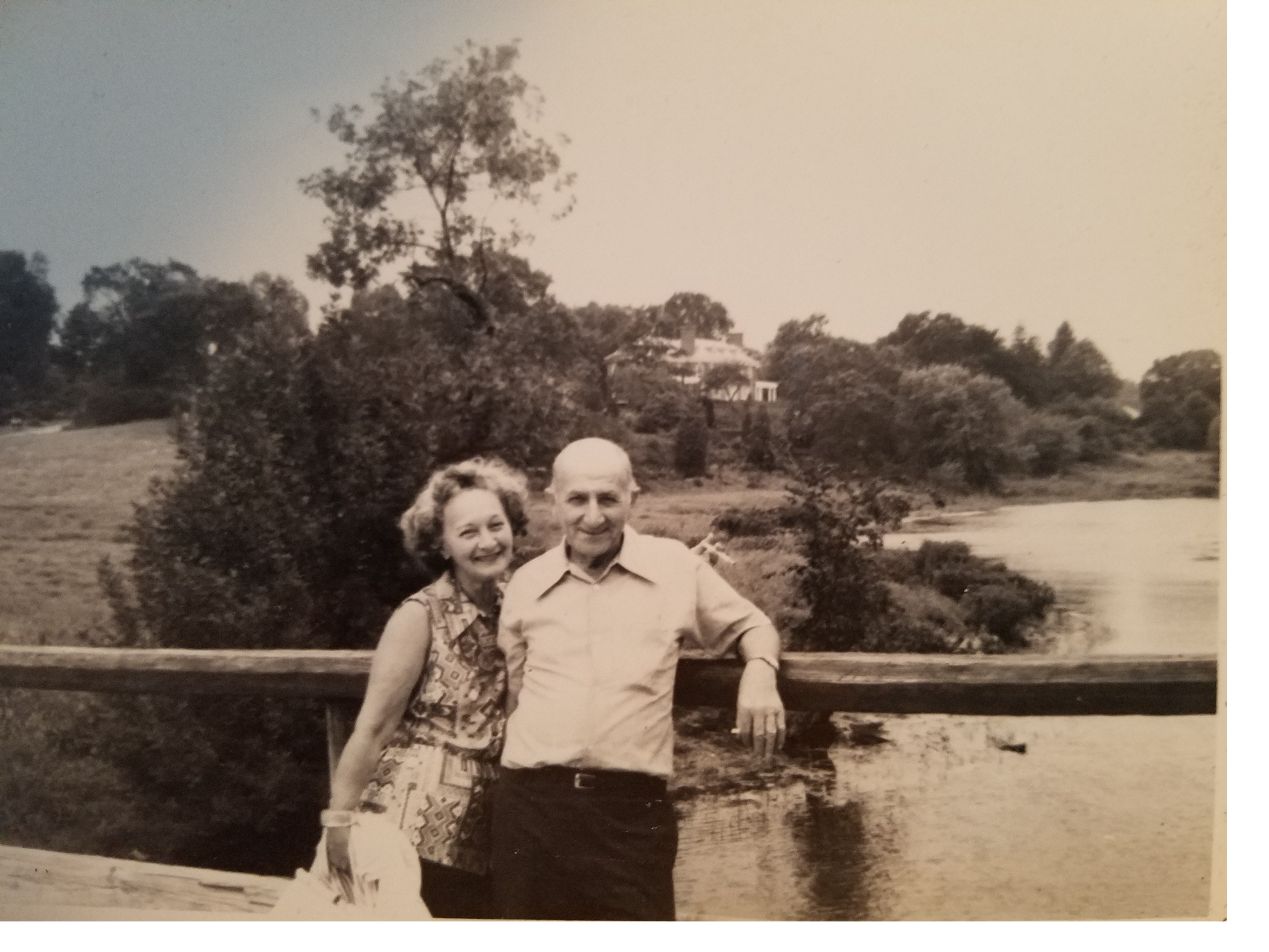 Grace, with partner Harold post-retirement